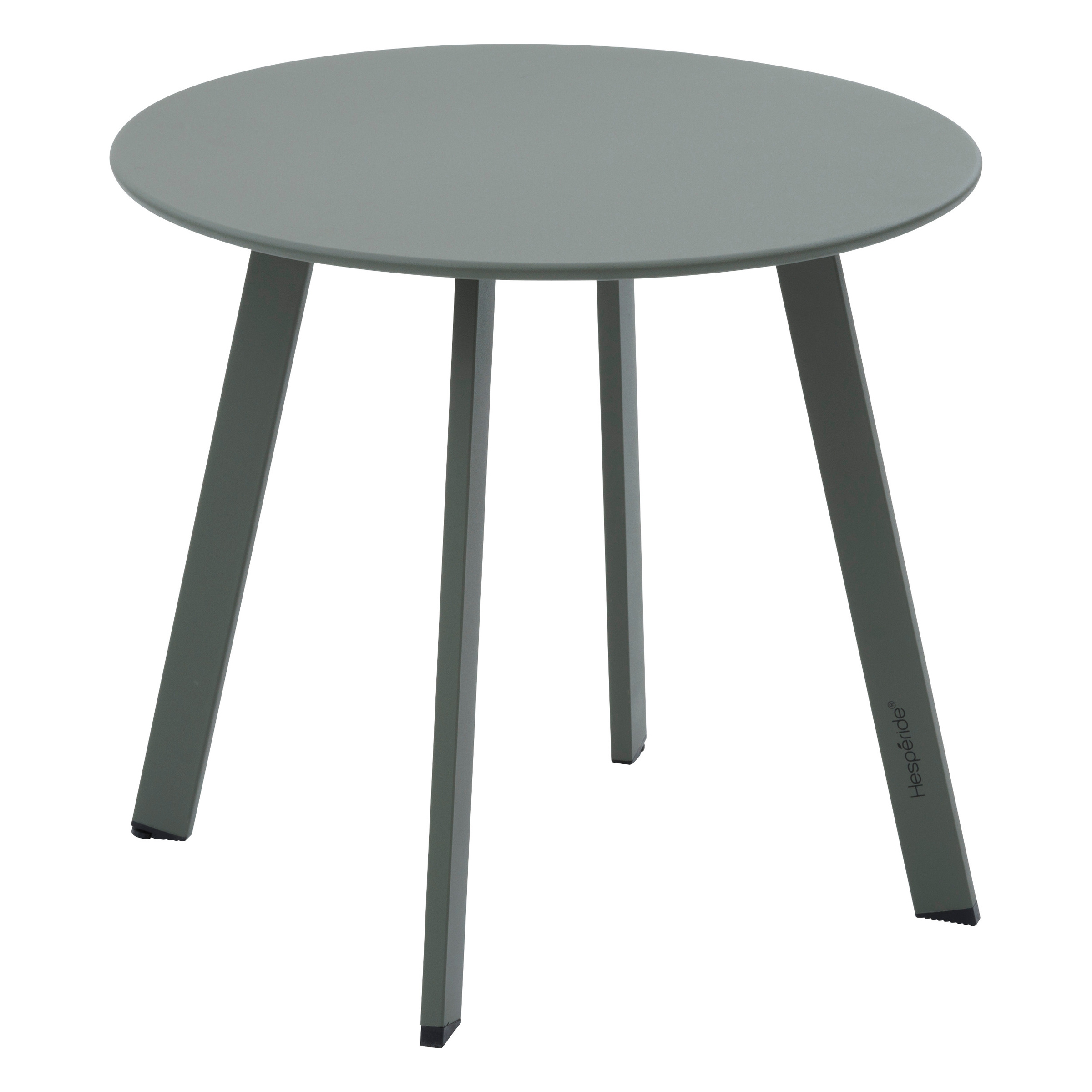 Hesperide Kovový zahradní stolek SAONA, Ø 50 cm, zelený zelený