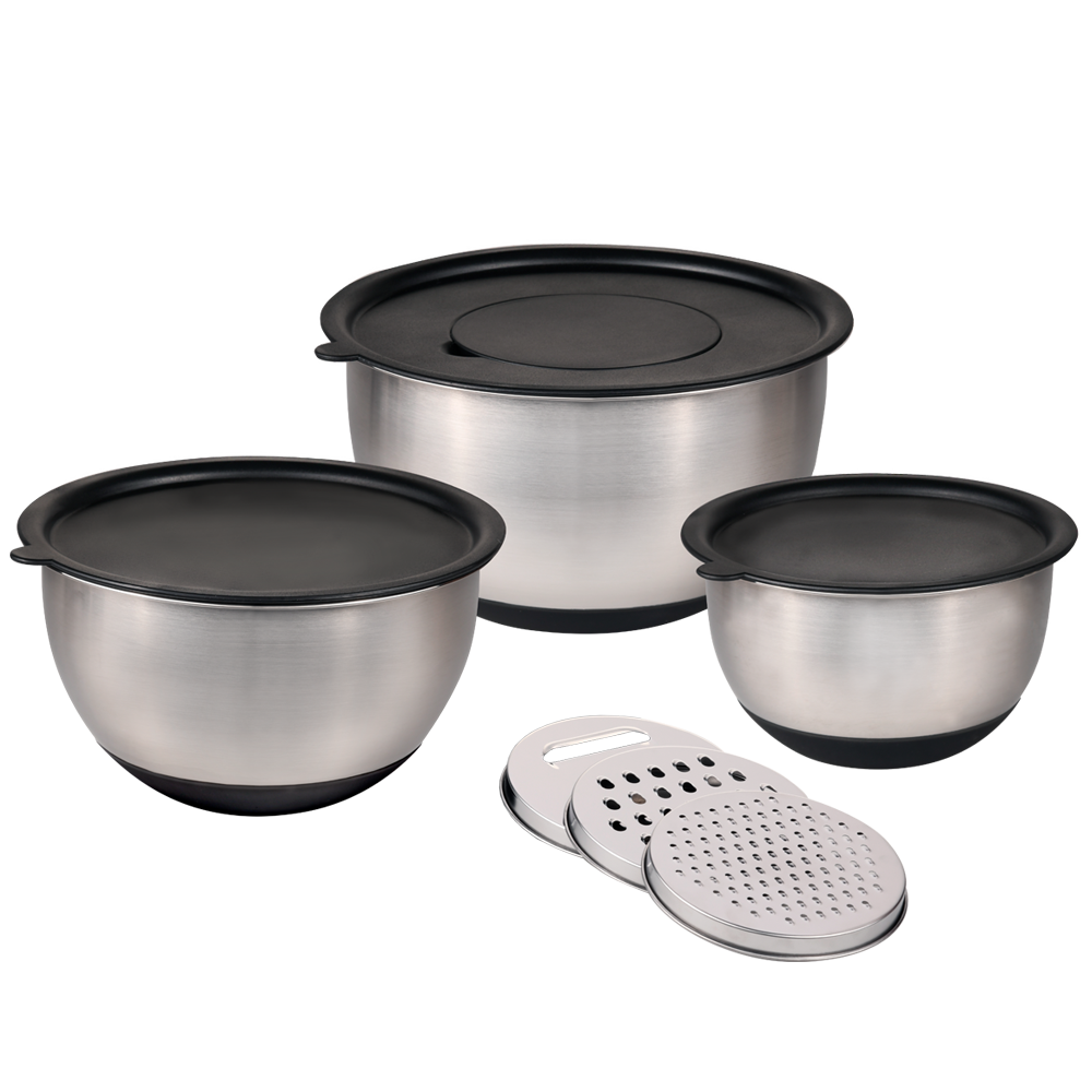 Kesper Sada 3 mís na míchání, stříbrné stříbrný