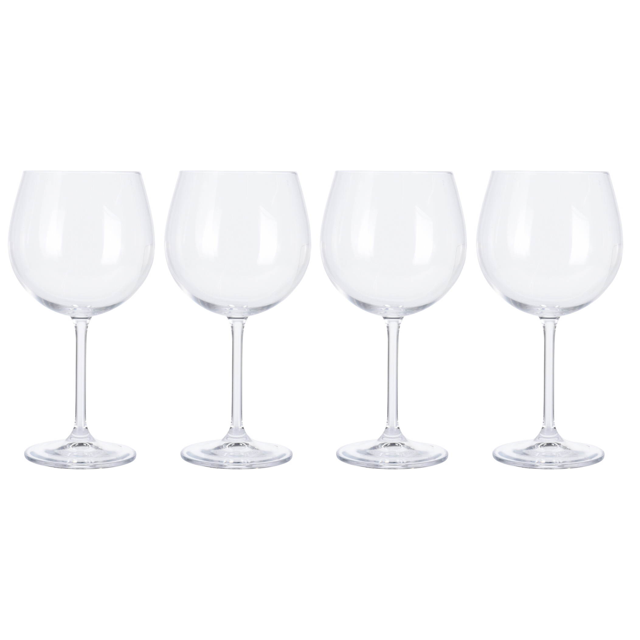 EH Excellent Houseware Sklenice na gin MANI, 4 kusy transparentní