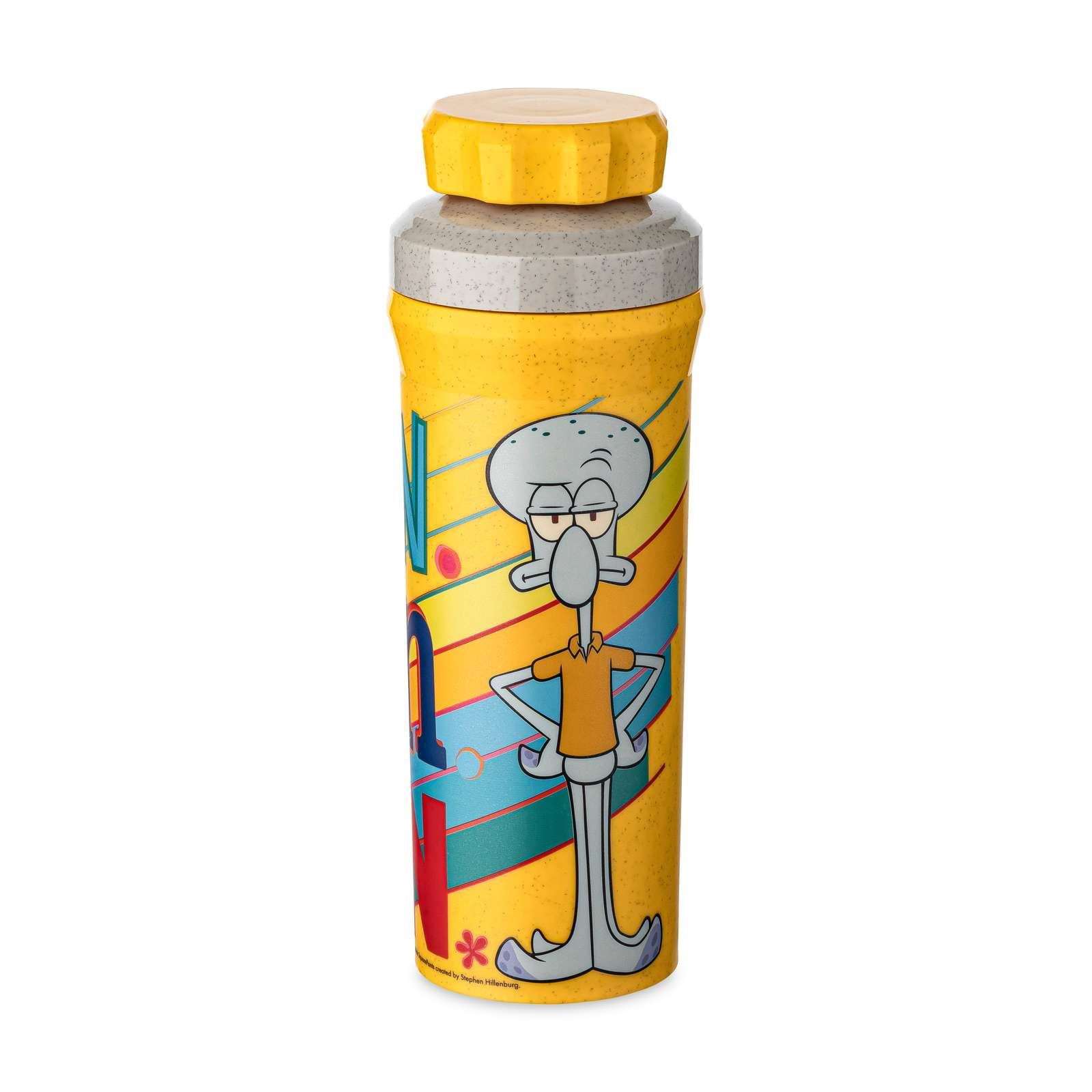 Láhev Olli SpongeBob Sépiák 500 ml, KOZIOL žlutý