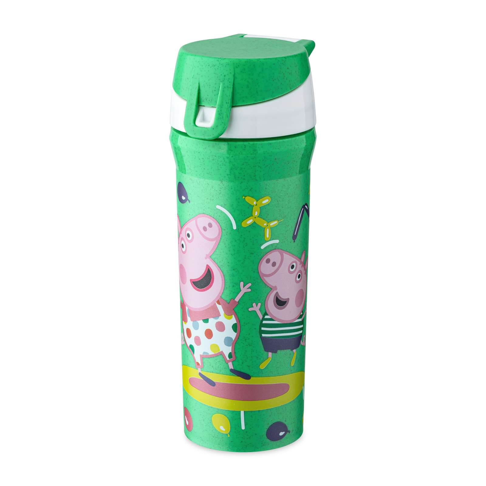 Láhev Prasátko Peppa Pop, 500 ml, KOZIOL zelený