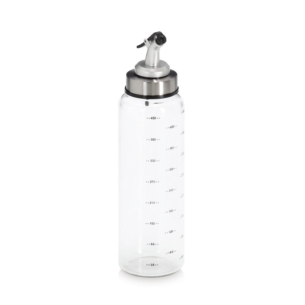 Zeller Lahev na olej nebo ocet ESSENTIALS s dávkovačem, 500 ml transparentní