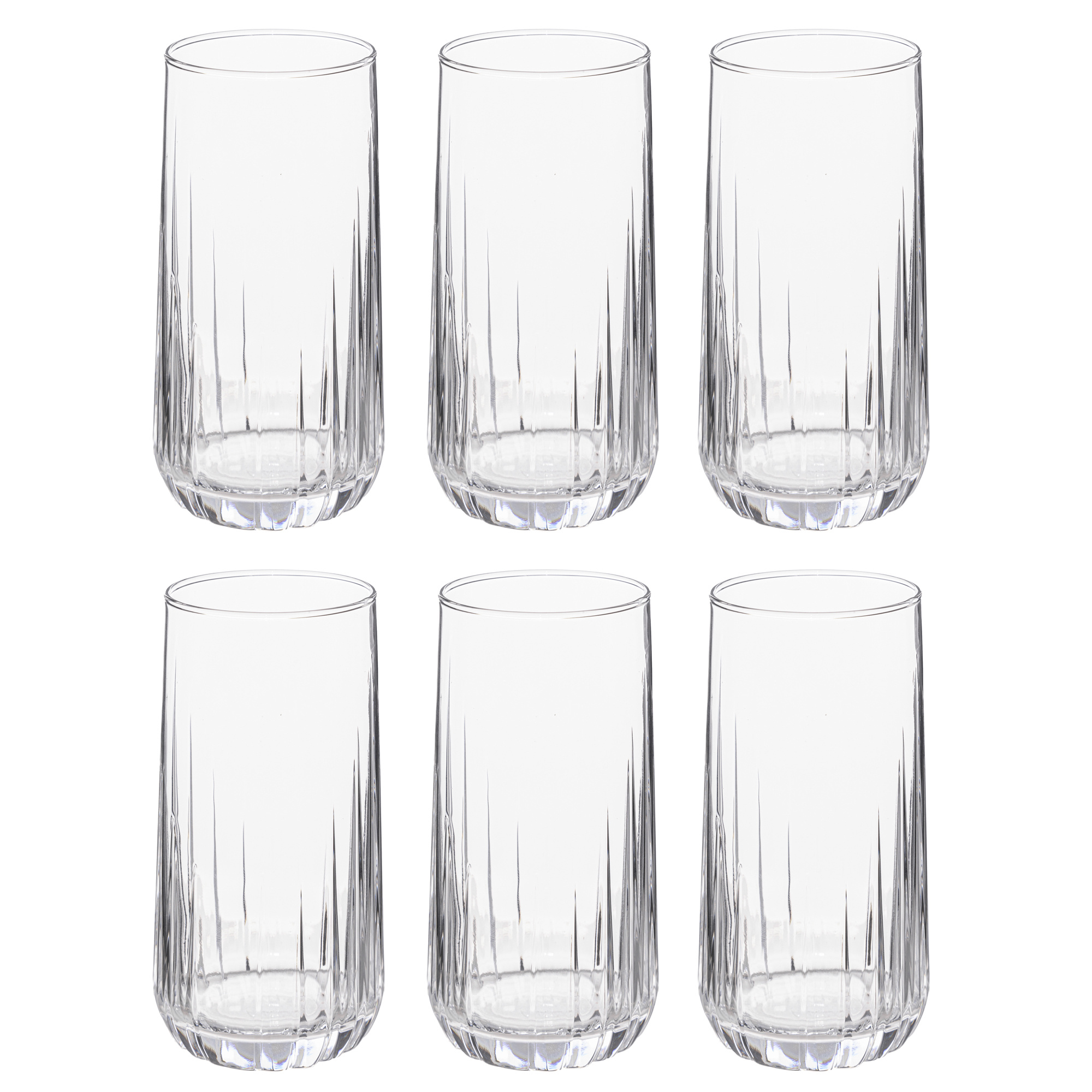 Secret de Gourmet Vysoké sklenice Dieg'eau, 6 ks × 360 ml transparentní