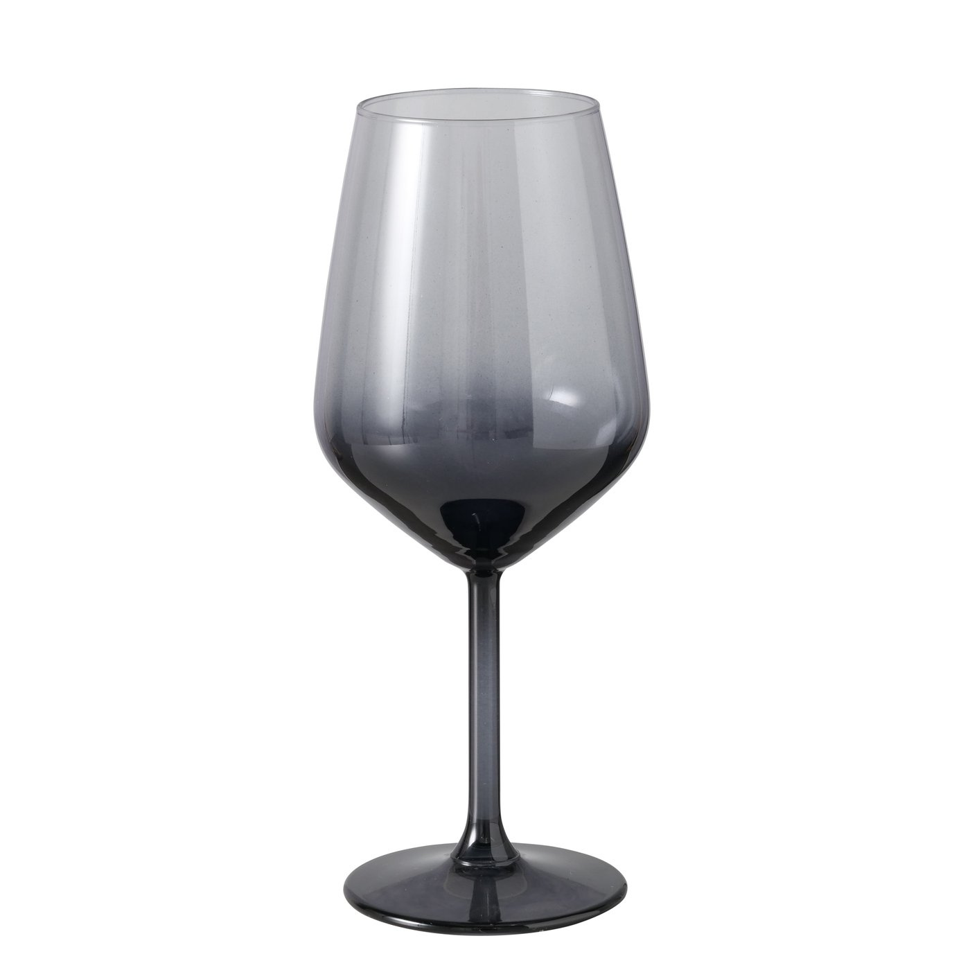 Boltze Home Sklenice na víno z barevného skla, 22 cm, MALINIO šedá