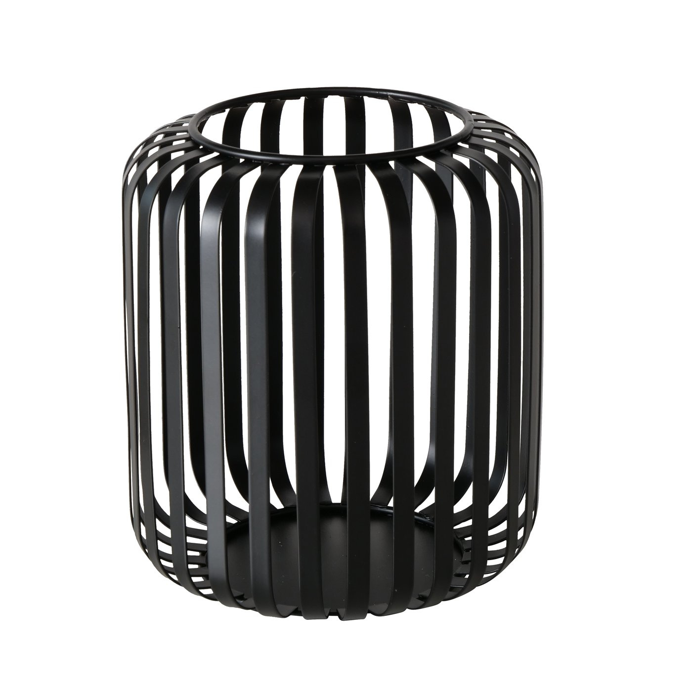 Boltze Home Kovová lucerna, 15 cm, VIKI černá