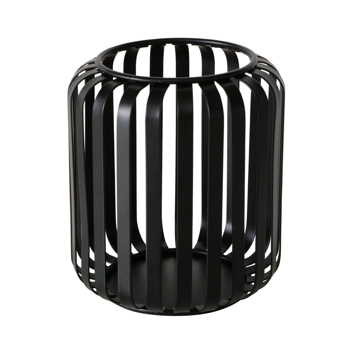 Boltze Home Kovová lucerna, 12 cm, VIKI černá