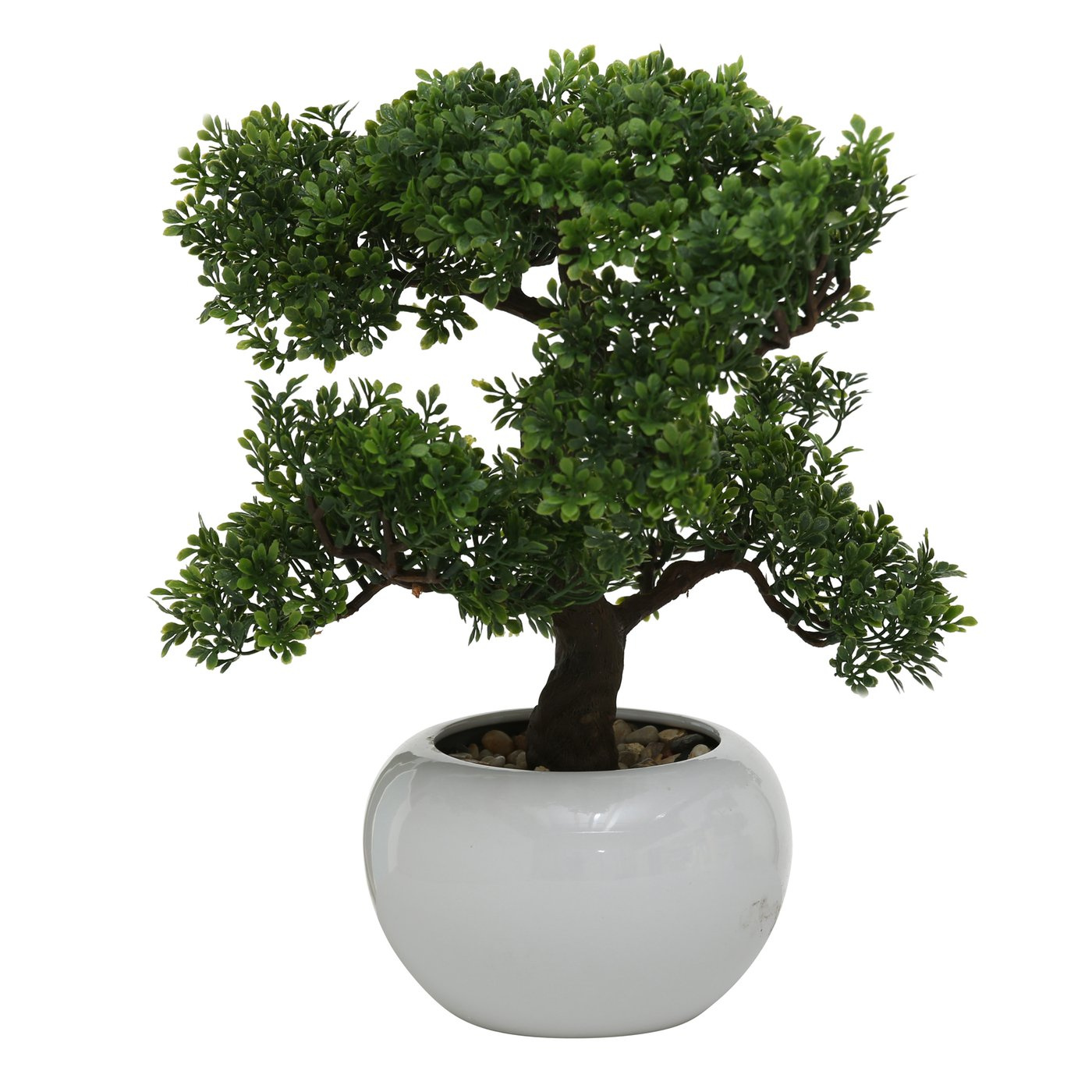 Boltze Home Umělý bonsai v květináči, výška 33 cm, do interiéru zelený 100898