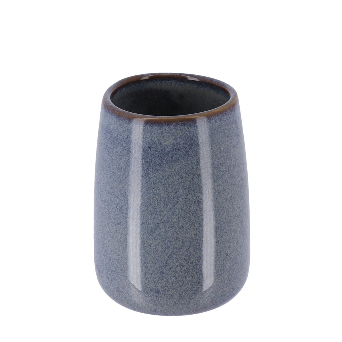 Tendance Keramický kelímek na zubní kartáček NORDIC, Ø 7,6 cm modrý