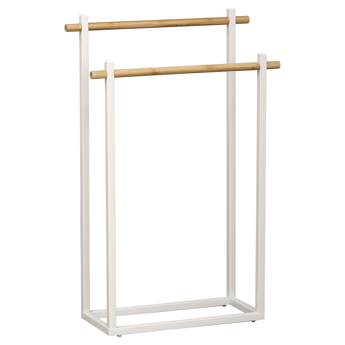 Tendance MAT dvouramenný stojan na ručníky, 82 x 52 x 20 cm bílý