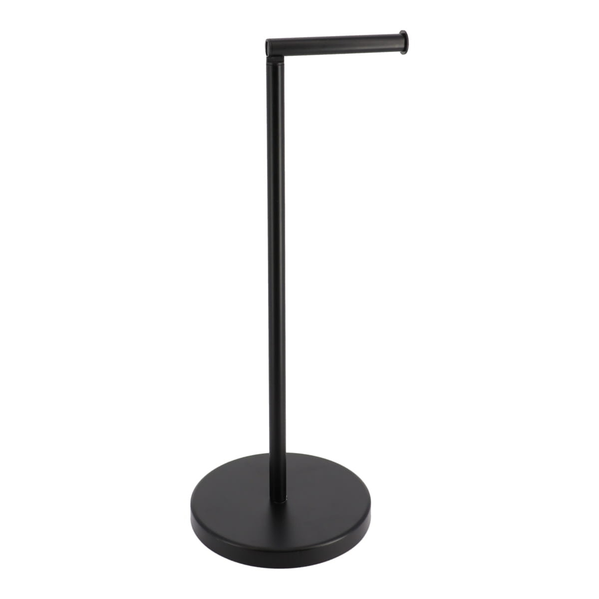 Tendance Koupelnový stojan na papír s prostorem pro extra role, výška 55 cm, Černý černá