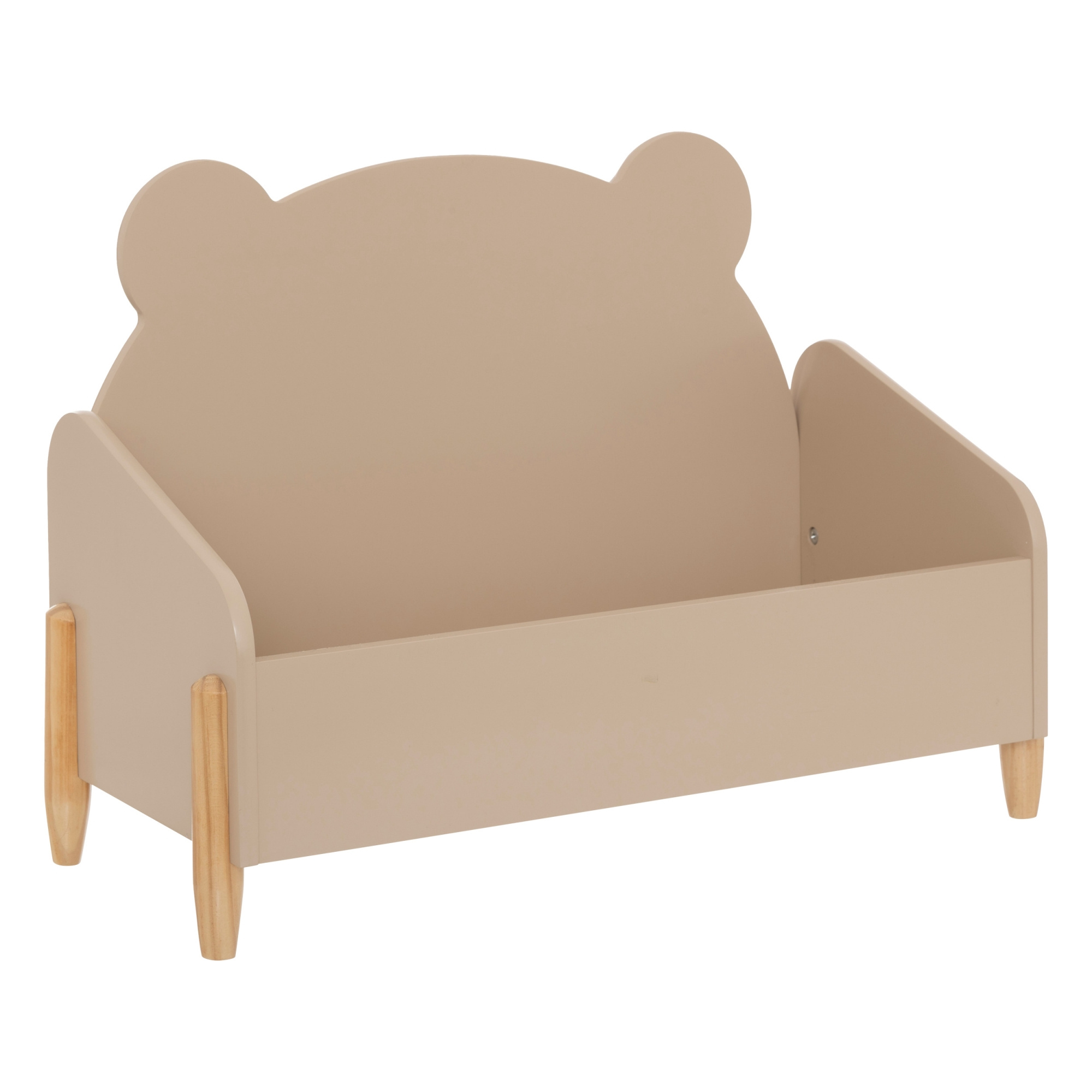 Atmosphera for kids Úložný box na hračky FJELLA, 61 x 44,2 x 28,5 cm, medvěd béžová
