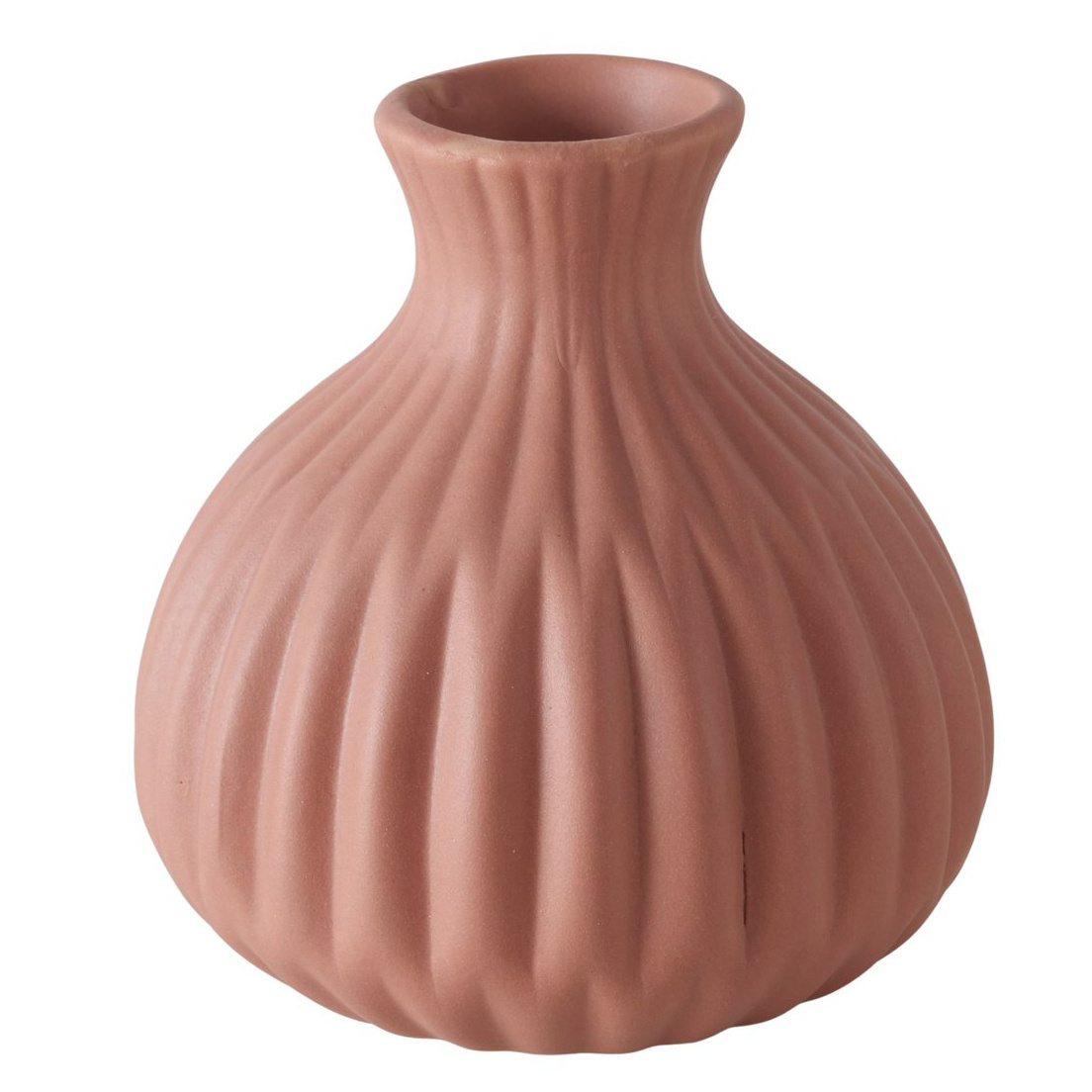Boltze Home Keramická váza ESKO, ručně malovaná, 13 cm růžový