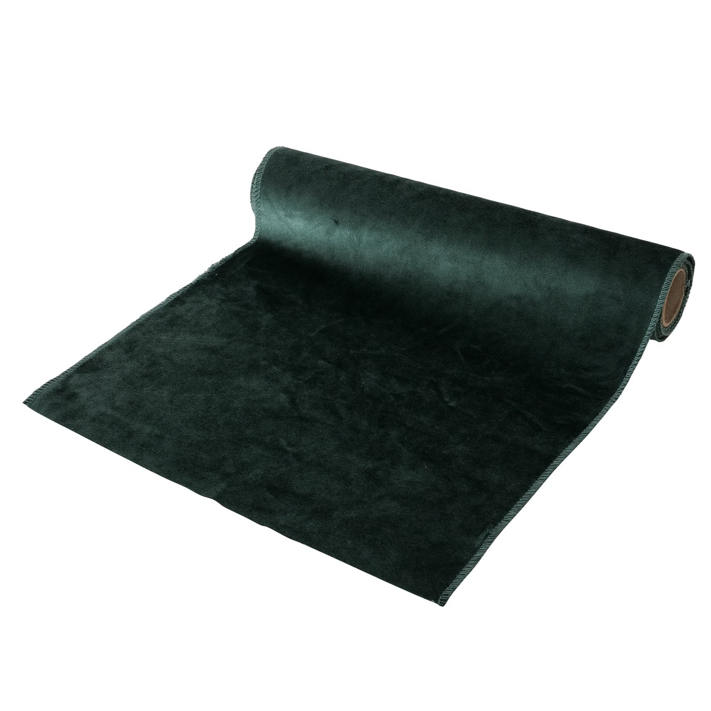 Boltze Home Dekorační běhoun z velvetové tkaniny, 200 x 35 cm zelený