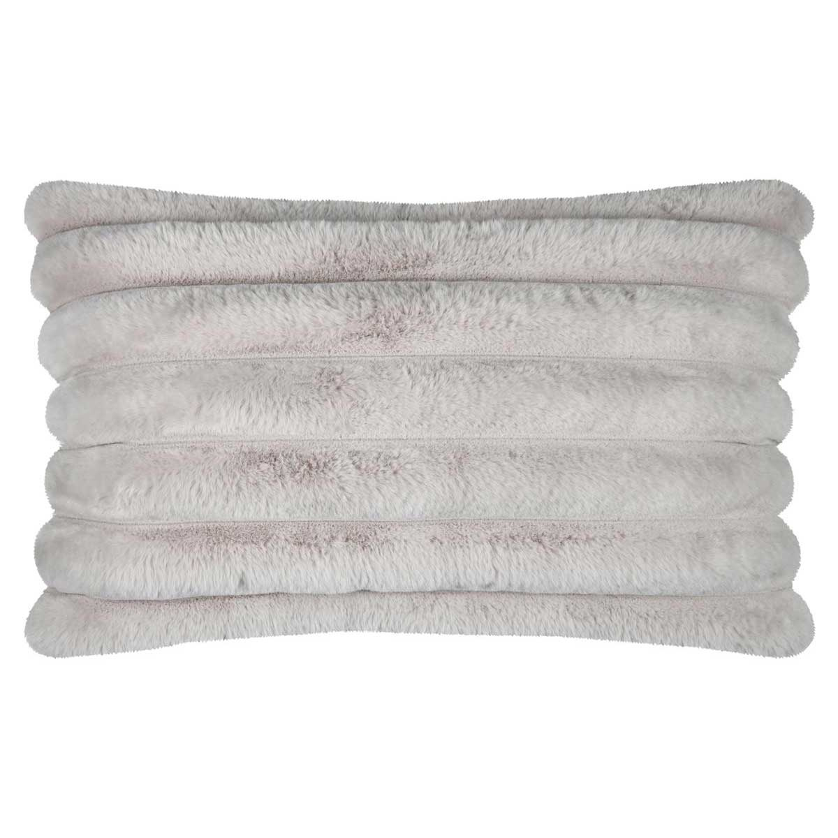 STOF Dekorační polštář POLARY se silnými pruhy, 45 × 45 cm šedá