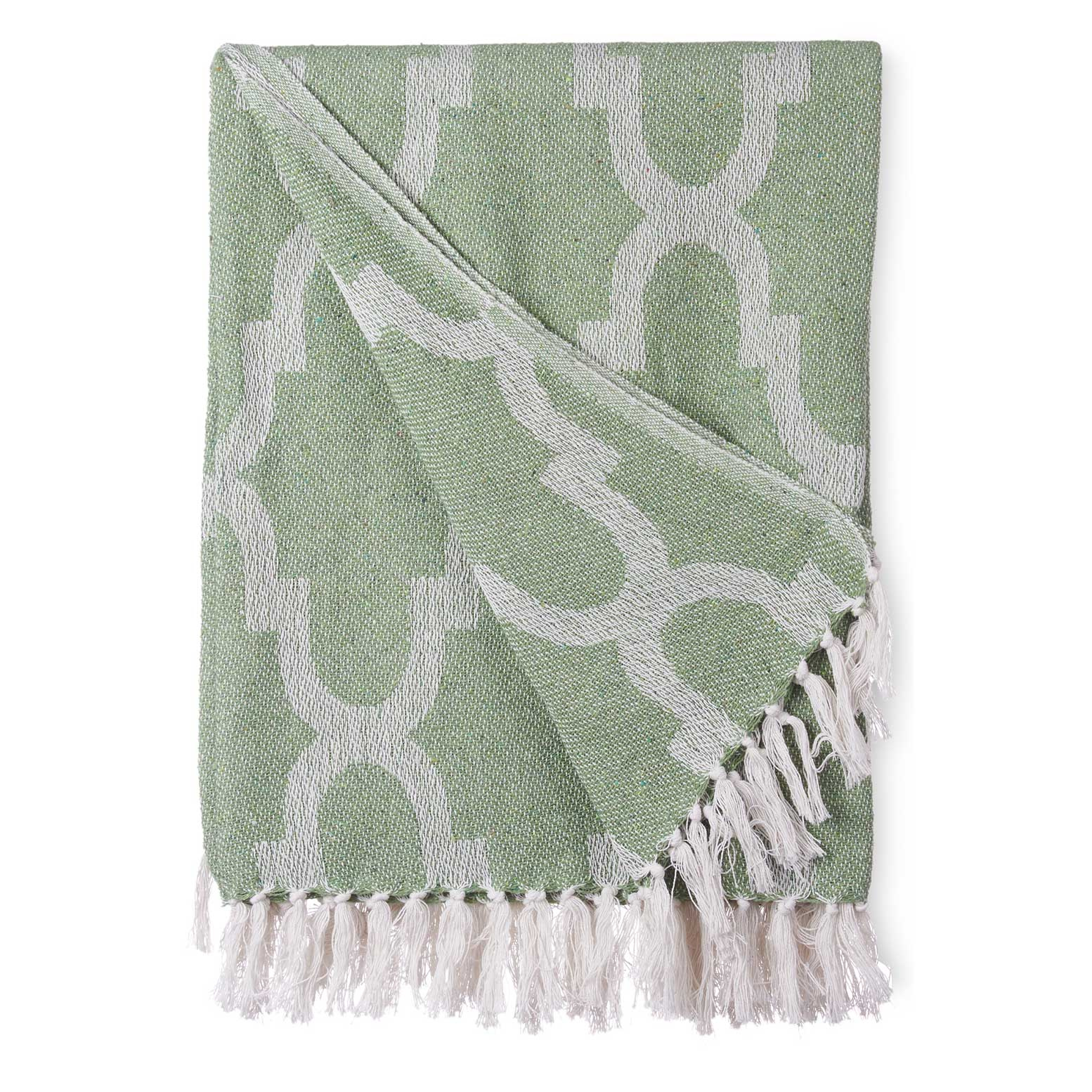 Giftdecor Bavlněný přehoz, 180 x 220 cm hnědý