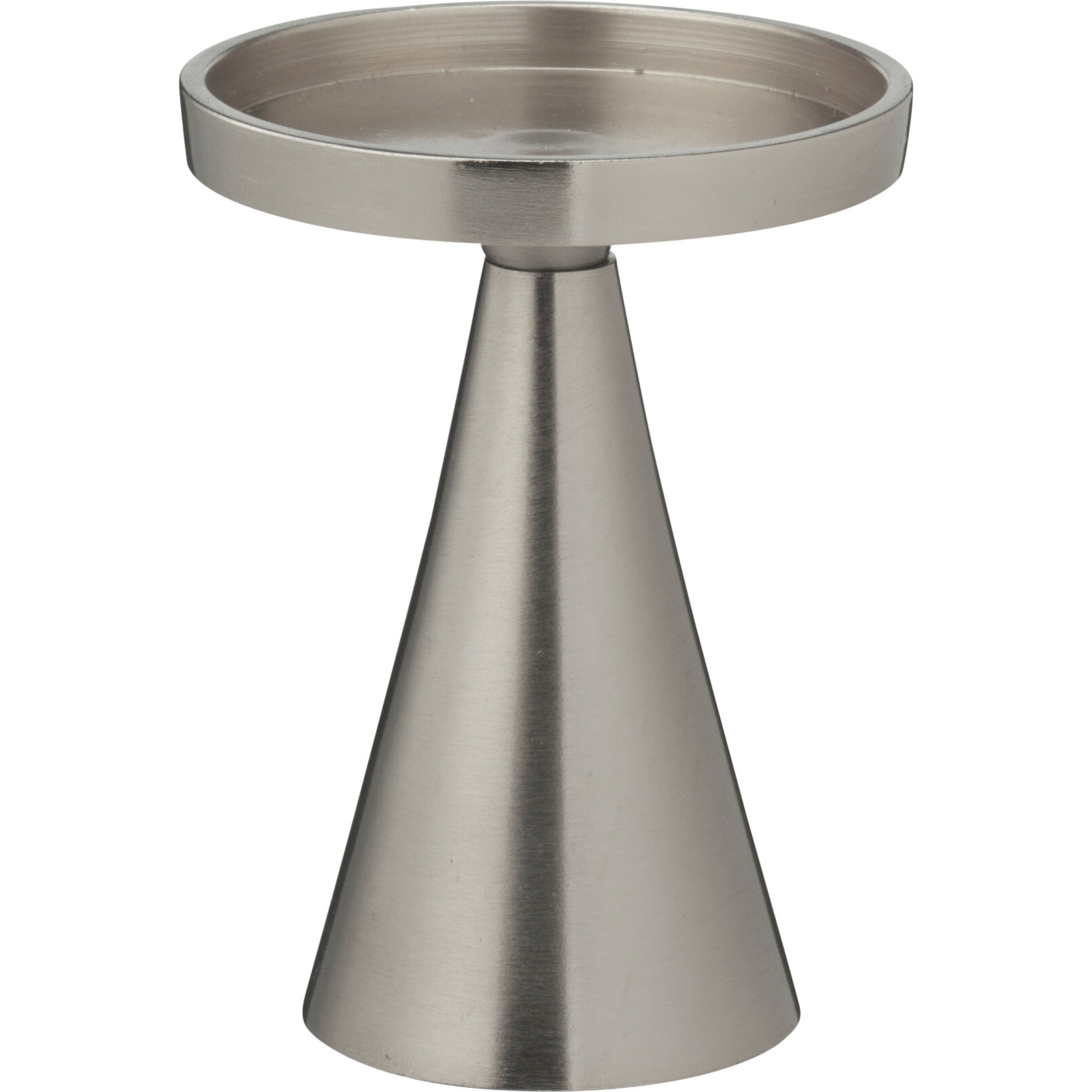 Home Styling Collection Ozdobný svícen, stříbrný, 13 cm stříbrný