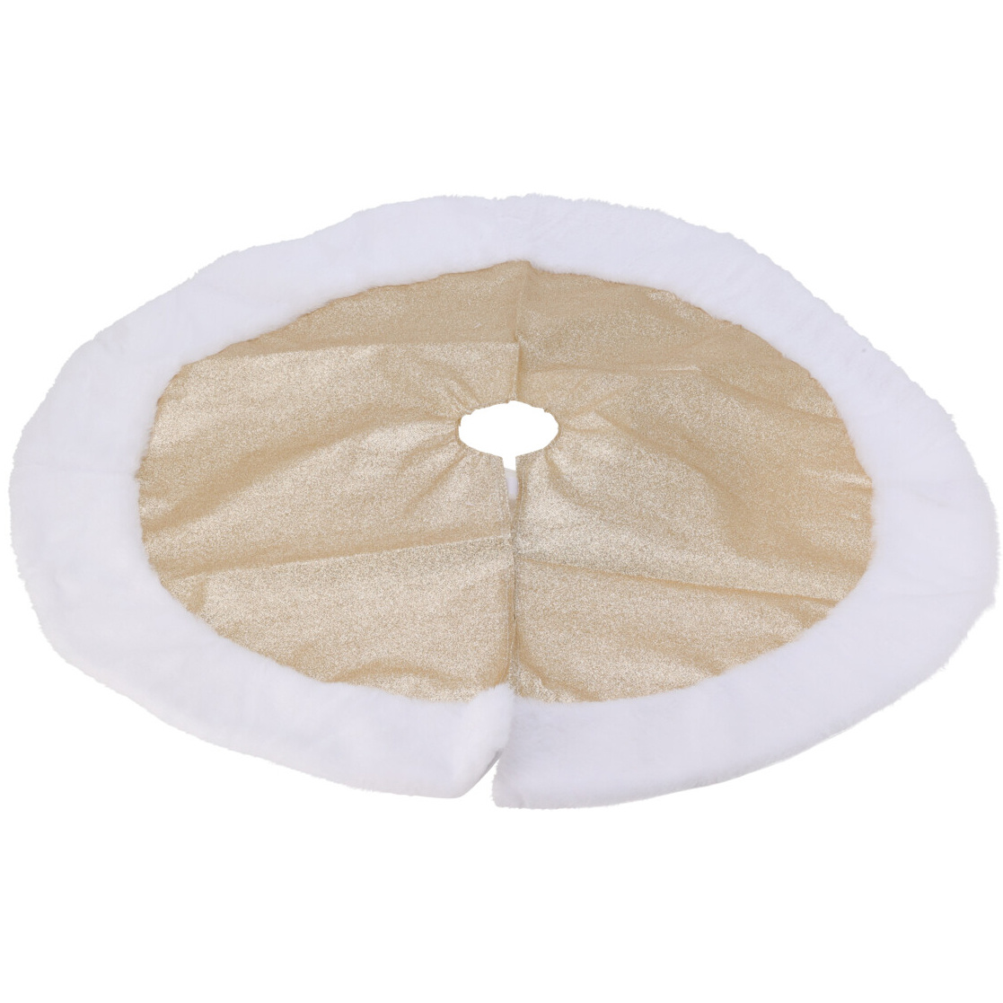 Home Styling Collection Obal na vánoční stromeček, Ø 90 cm bílý