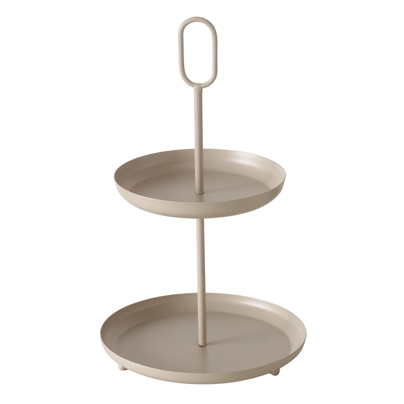 Boltze Home Kovový stojan na dort GOGO, výška 34 cm, béžový béžová