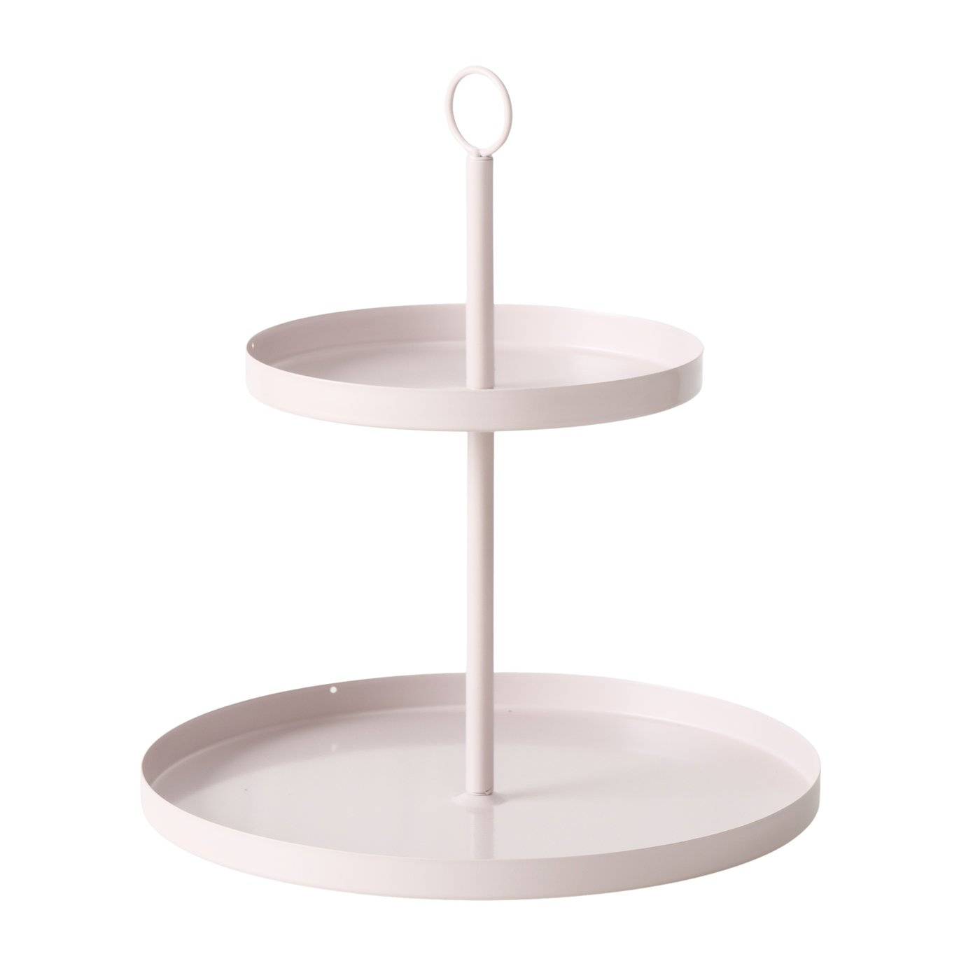 Boltze Home Kovová etažérka SAMINA, béžová, výška 34 cm béžová
