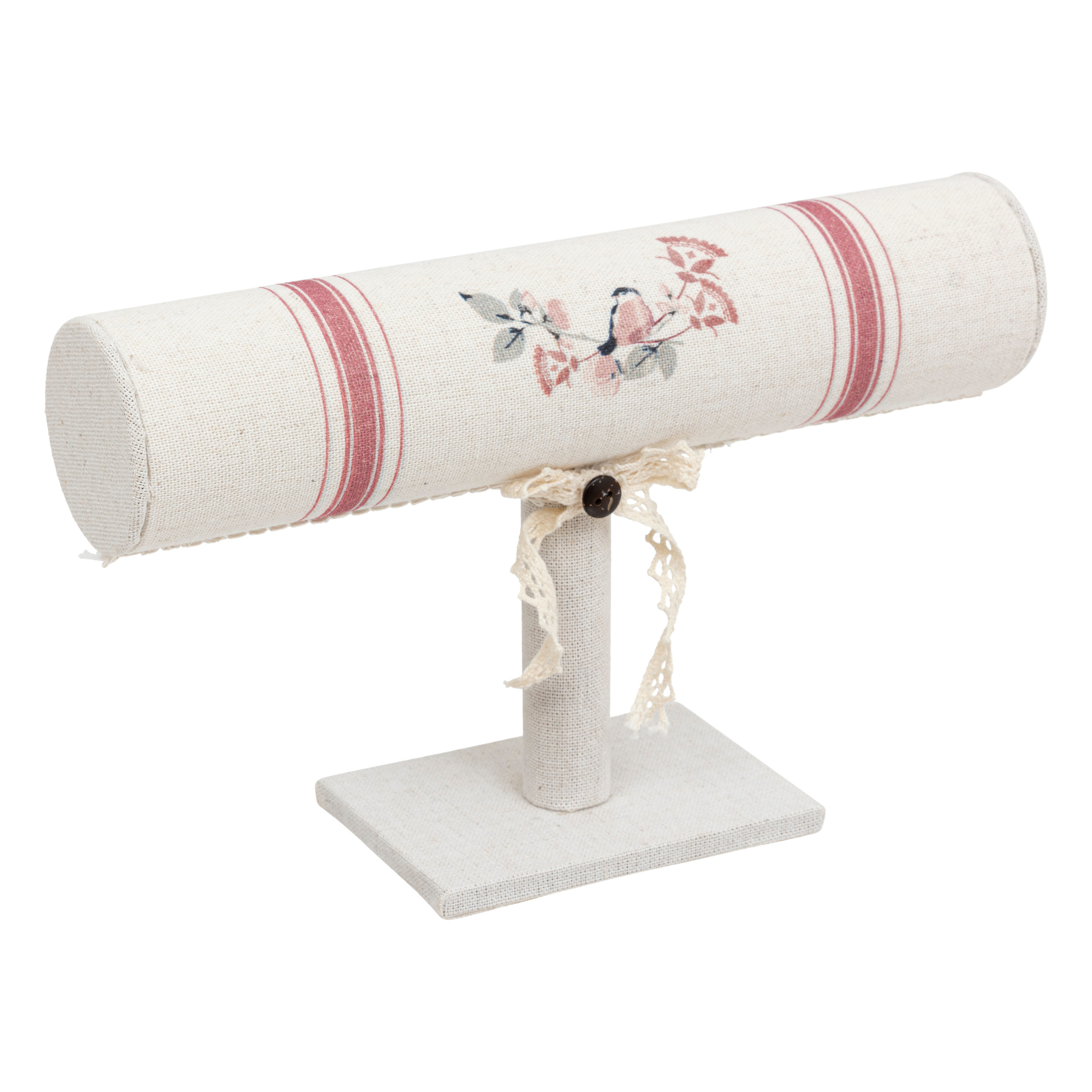 Atmosphera Stojan na textilní náramek, 23 x 7 x 15 cm, barva béžová béžová