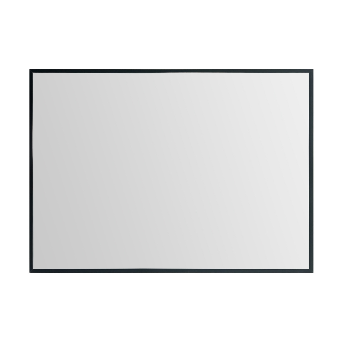 Edaxo Dekorativní nástěnné zrcadlo VINKEL, 70 x 50 cm černá