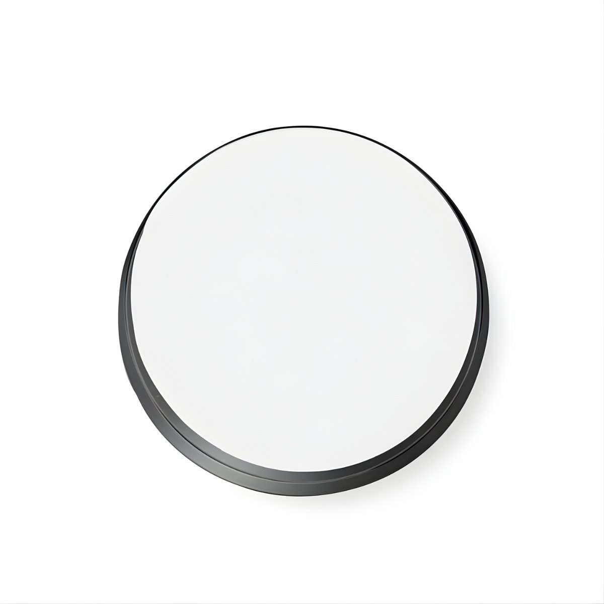Edaxo Kulaté nástěnné zrcadlo SVEA, Ø 50 cm černá