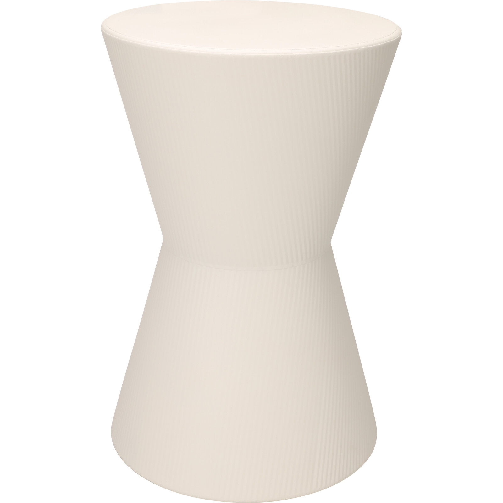 Home Styling Collection Boční stolek k pohovce typu totem TOME, bílý, Ø 29 x 45 cm bílý