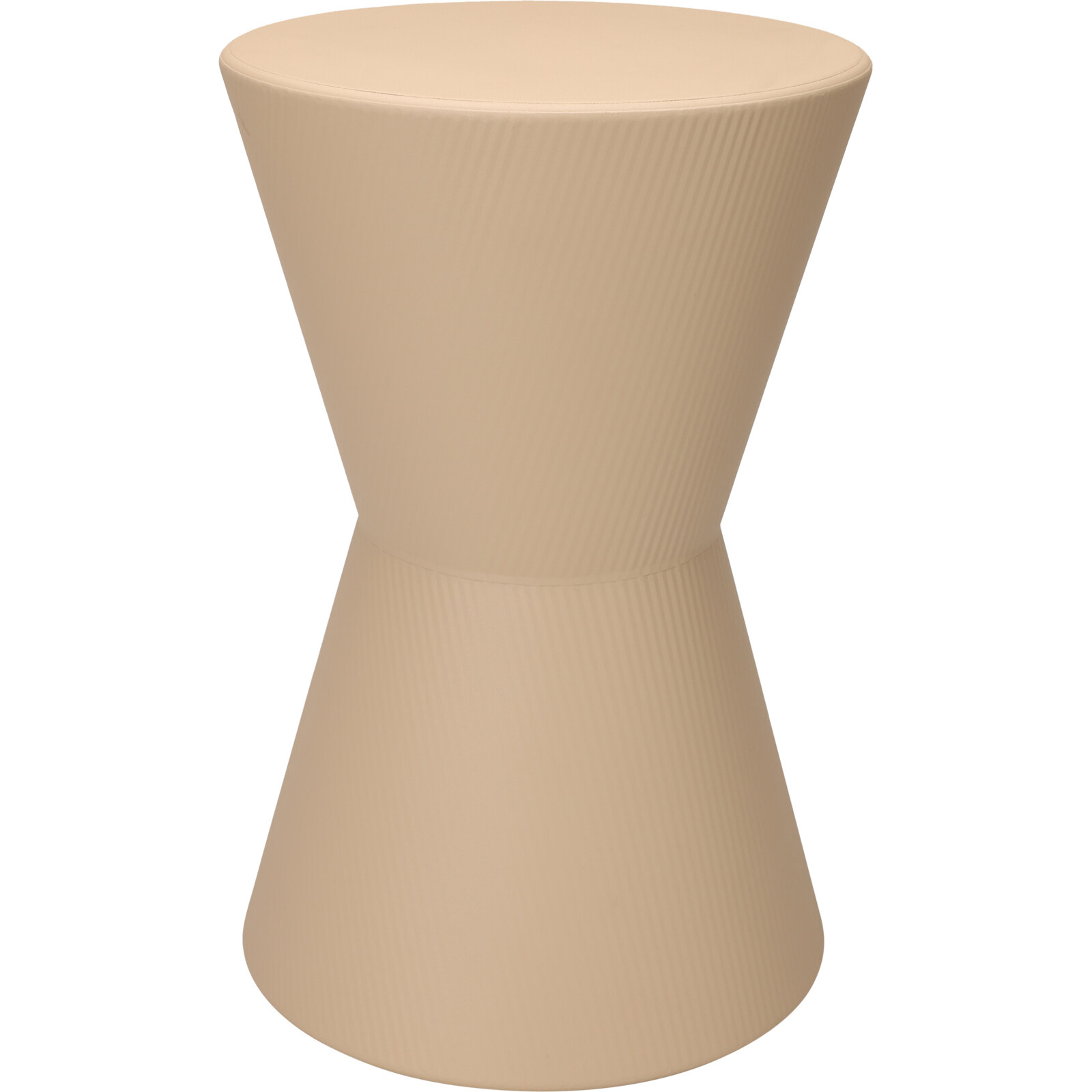 Home Styling Collection Boční stolek k pohovce typu totem TOME, žlutý, Ø 29 x 45 cm žlutý