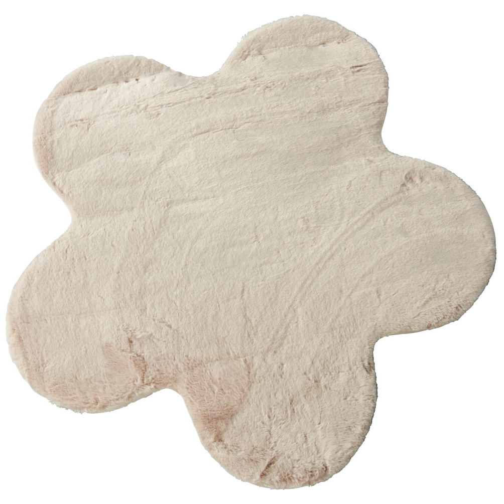 Home Styling Collection Dětský koberec květina TELOS, 90 x 60 cm béžová