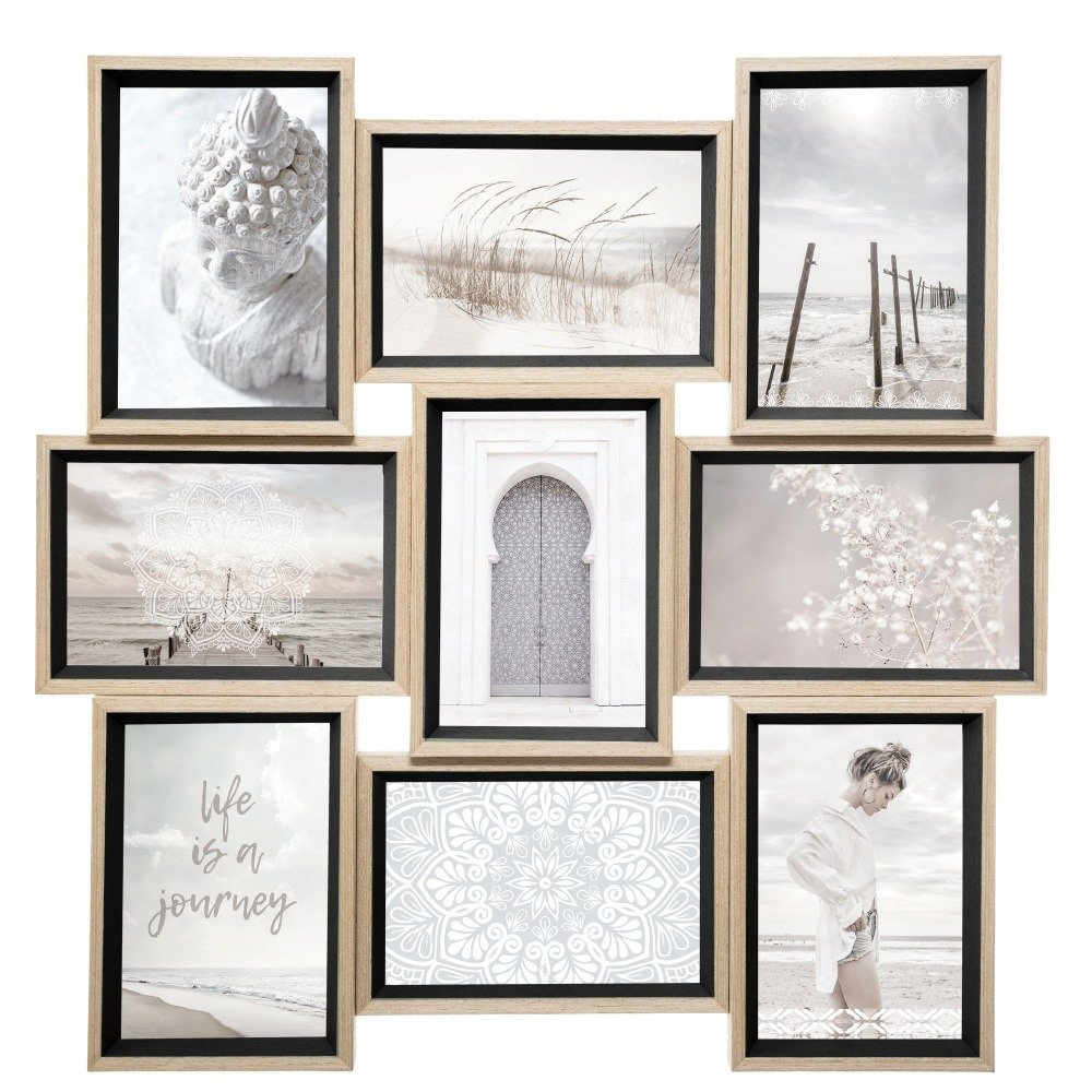 Moly fotorámeček, 9 photos Atmosphera créateur d'intérieurm černá černá 39434