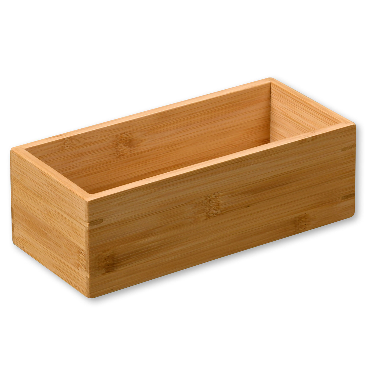 Skladovací bambusová krabice s držadly, 24 x 11 cm, Kesper hnědý 78621