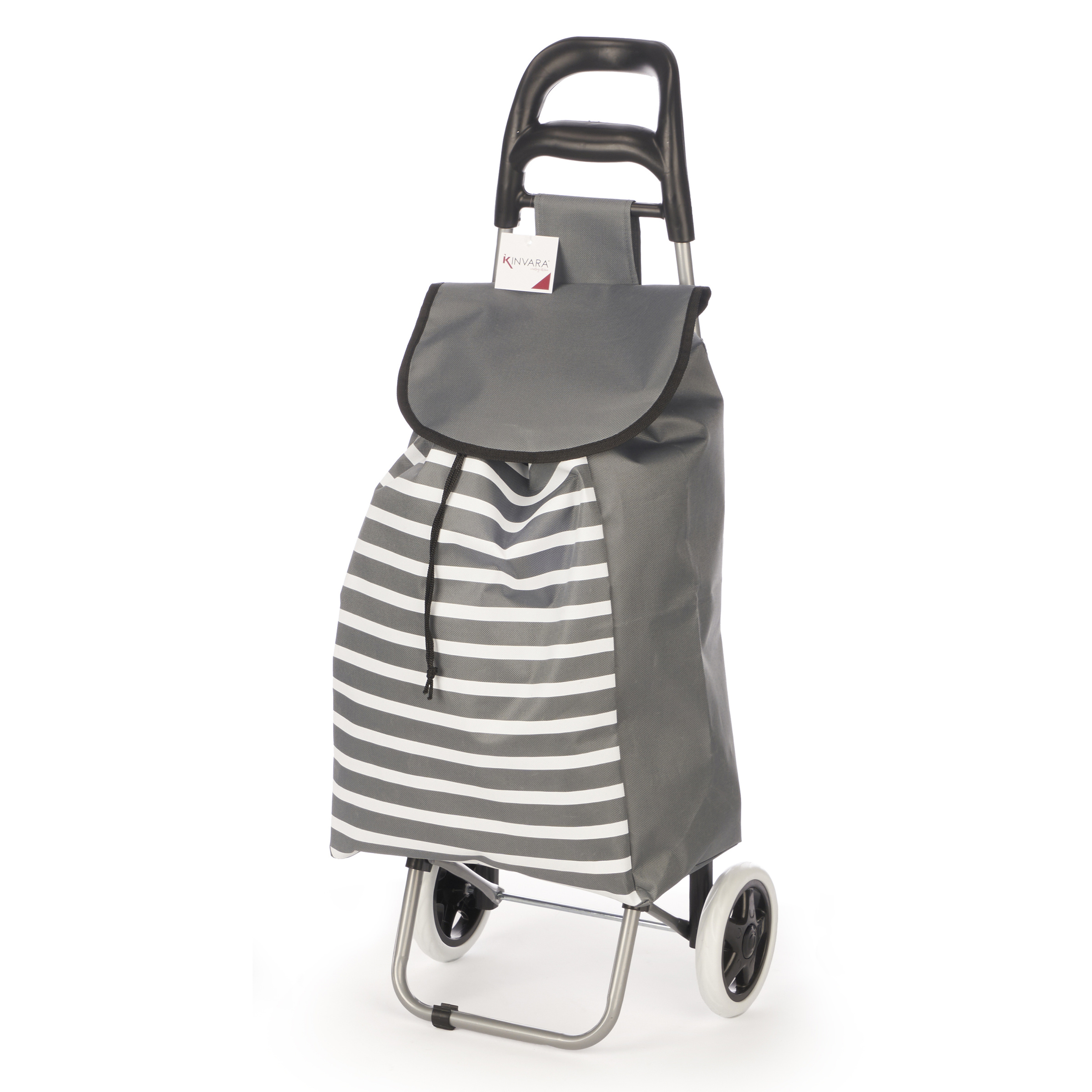 Kinvara Skládací nákupní vozík, 33 l šedá 103082