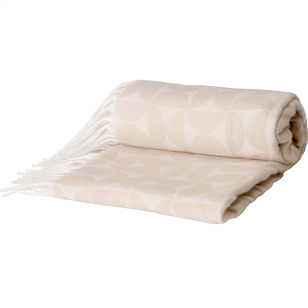 Levně Home Styling Collection Žakárová deka MYK - béžová béžová