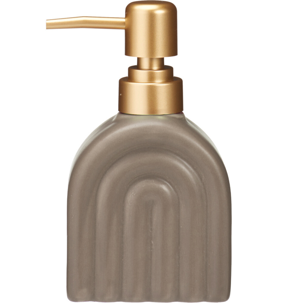 Bathroom Solutions Keramický dávkovač mýdla BOGEN hnědý, 320 ml hnědý 104636