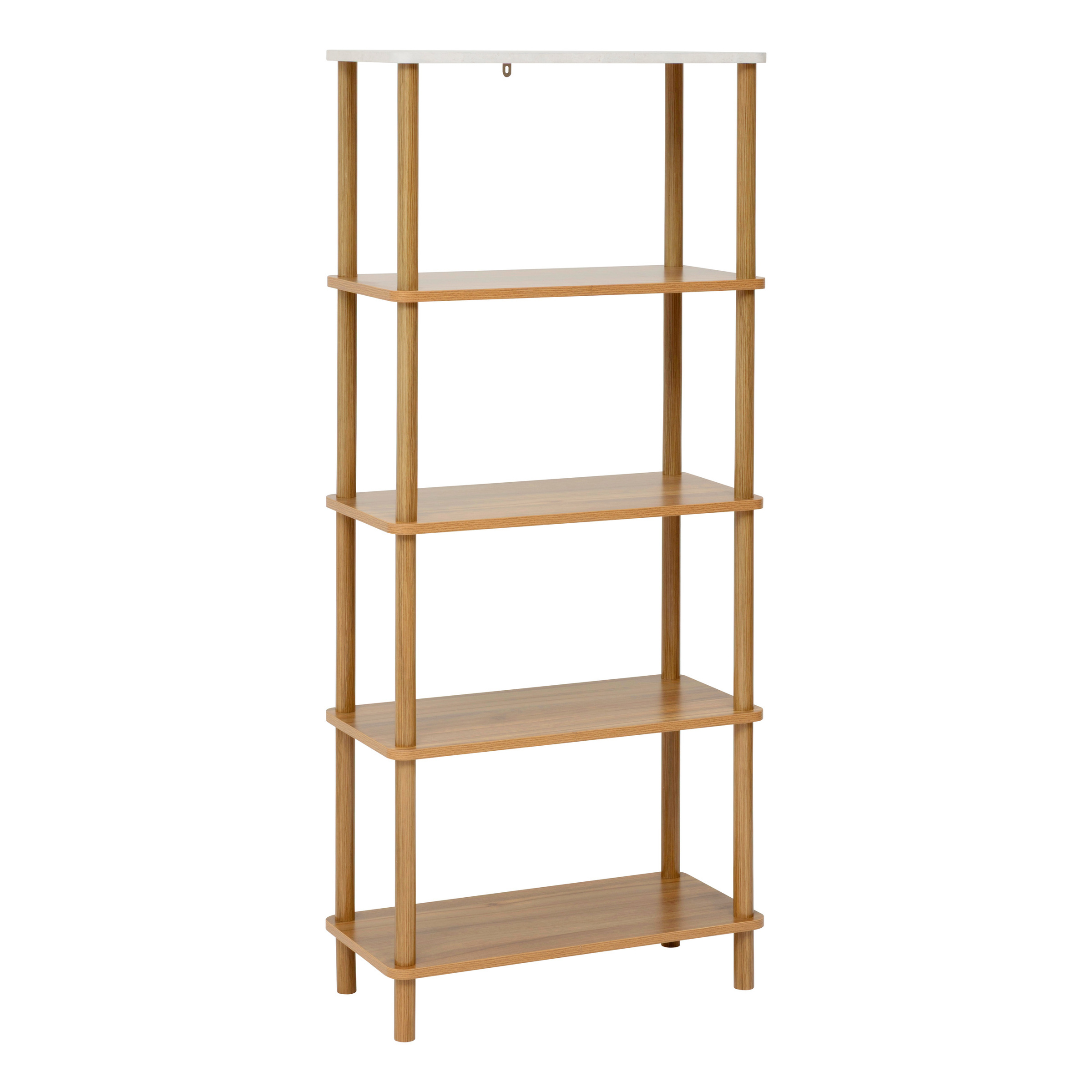 Levně 5five Simply Smart Stojací regál COME, 5 úrovní, 141,5 cm hnědý
