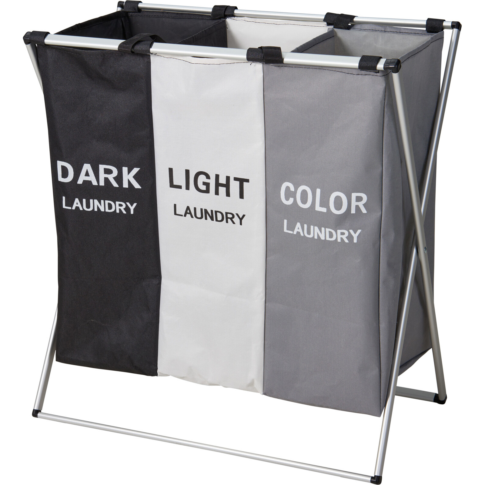 Bathroom Solutions Koš na prádlo se 3 přihrádkami (35 l) vícebarevný 104563