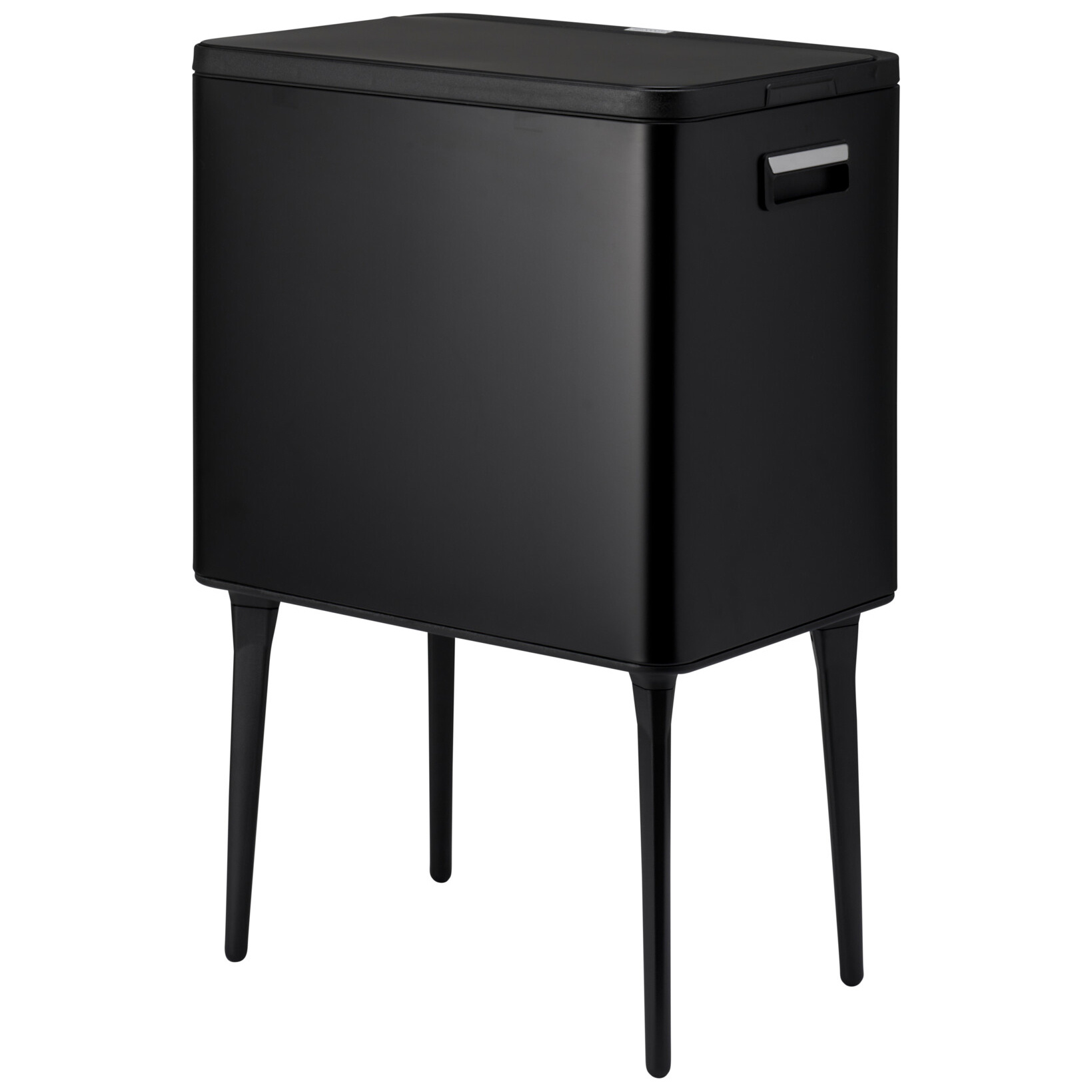 Storagesolutions Automatický odpadkový koš, 35 l, kovový - černý černá 104665