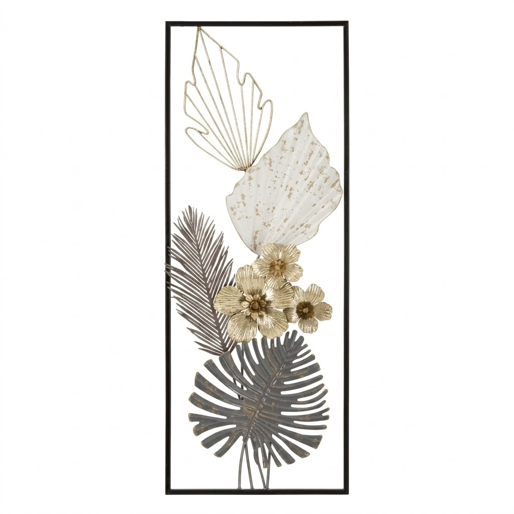 Mauro Ferretti Kovový nástěnný panel CLASSIC, černý, 28,6x74,3 cm černá 107651