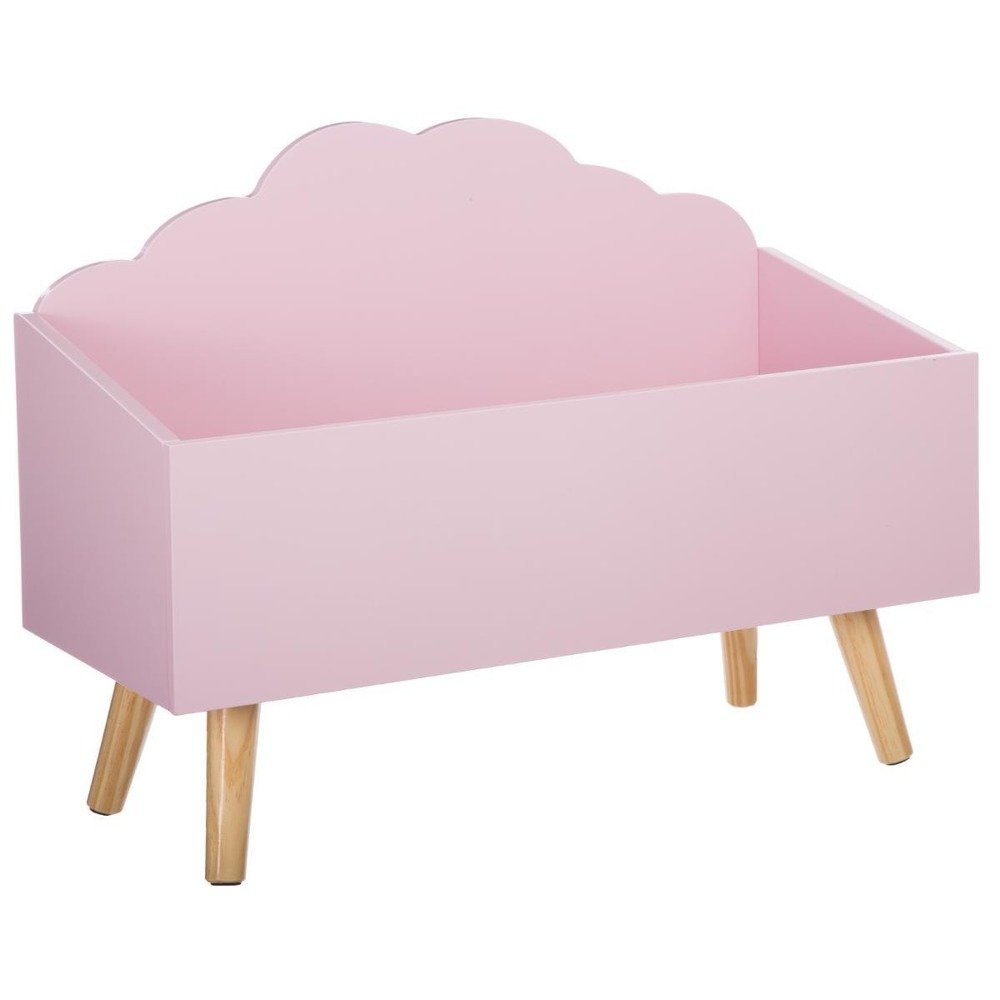 Atmosphera for kids Úložný box na hračky, růžový, 58 x 28 x 45 cm 127156A růžová