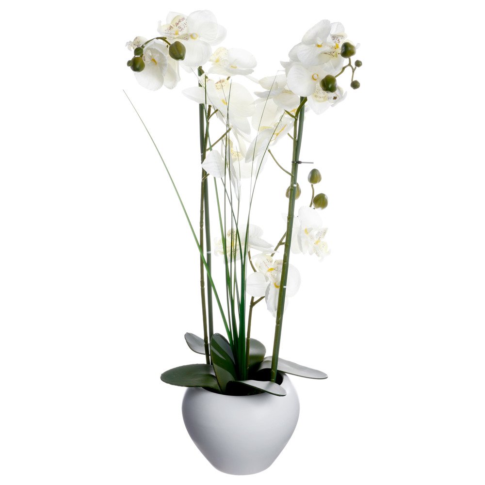 Atmosphera Umělá orchidej v keramickém květináči, 53 x 15 cm 136510B vícebarevná