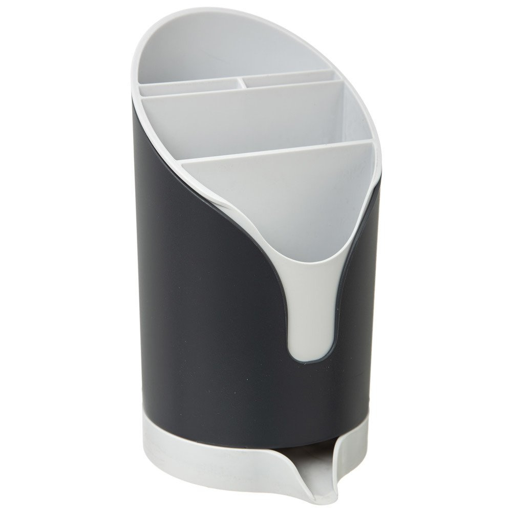 5five Simply Smart Praktický držák příborů v šedé a bílé barvě, sušička příborů, odkapávací stroj, kuchyňská sušička 202000 antracitový