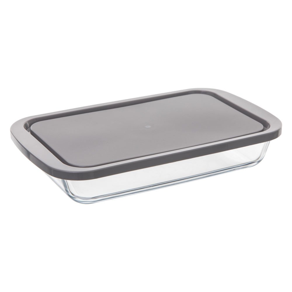 Secret de Gourmet Dóza na potraviny GLASS MOULD, skleněná, 29 x 18 cm 151115 šedá