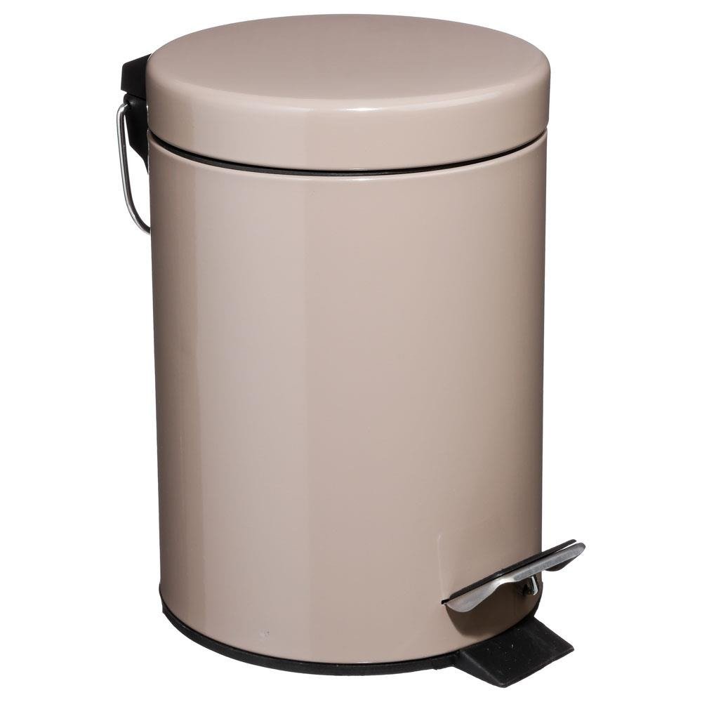 5five Simply Smart Odpadkový koš do koupelny, 3l, béžová barva 105615 béžová