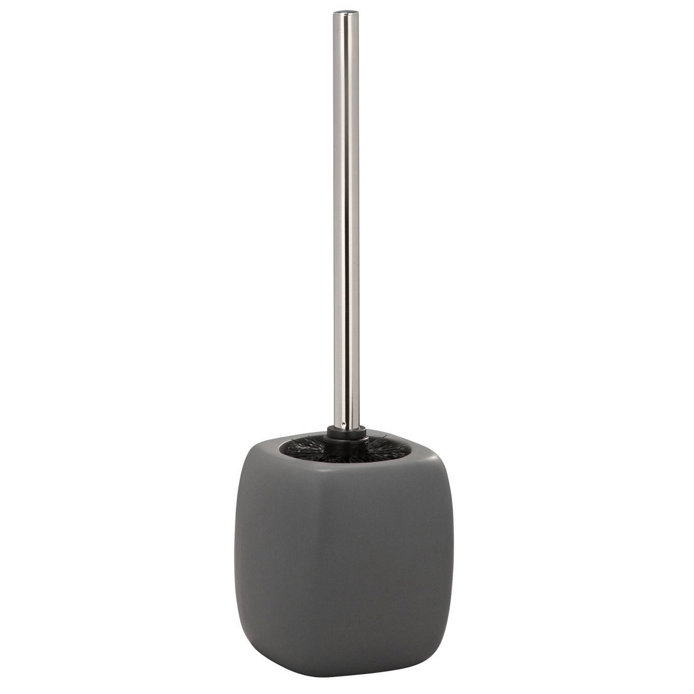 Držák na WC štětku FARO GREY + štětka WC, WENKO 20025100 šedá