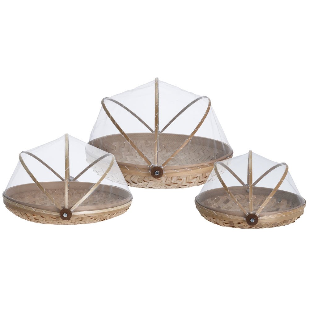 EH Excellent Houseware Koš na chléb z bambusu, praktická kuchyňská nádoba na potraviny, J11400070 hnědá
