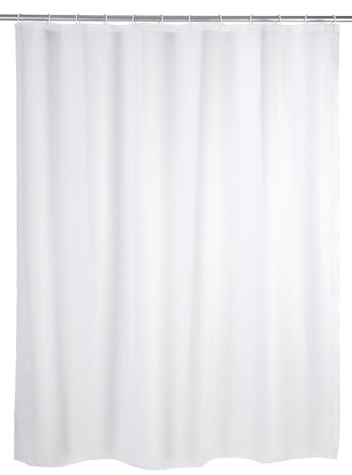 Sprchový závěs, textilní, PEVA, barva bílá, 120x200 cm, WENKO 19103100 bílý