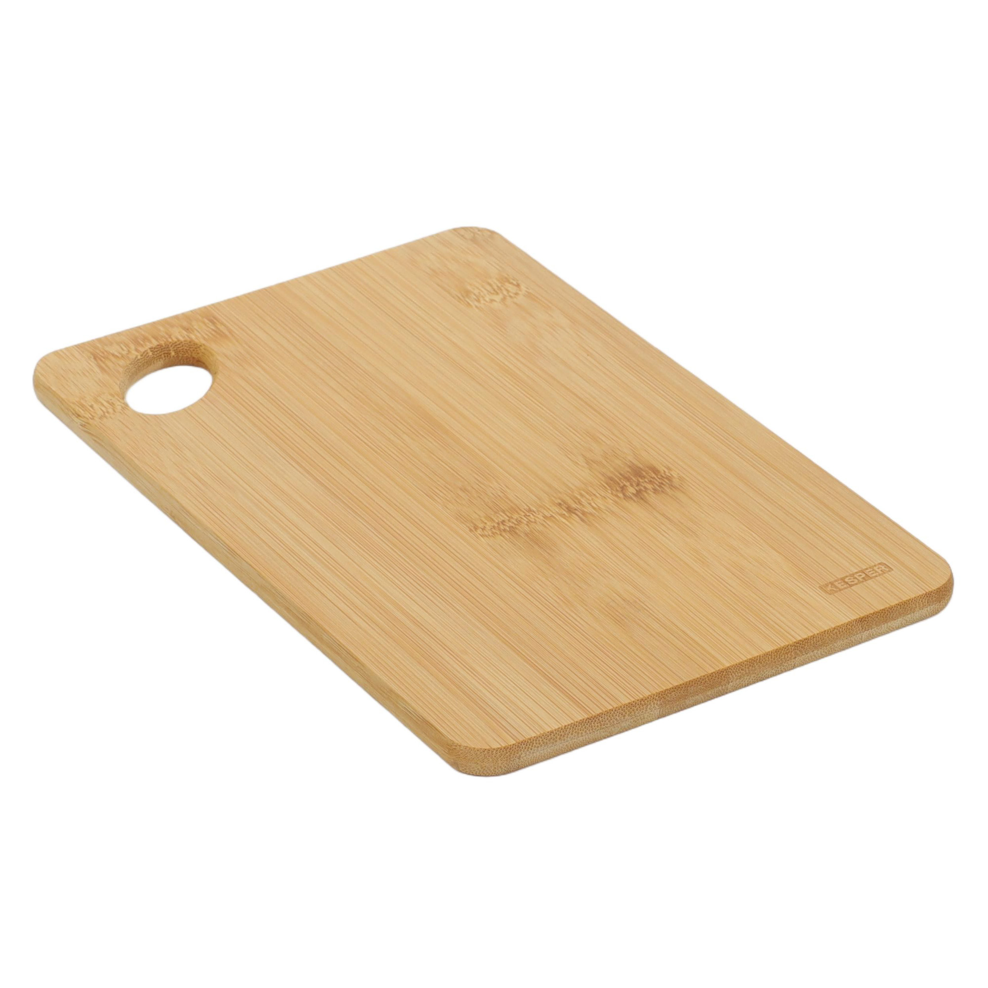 Bambusové prkénko na dřevo, tlustý Kesper kuchyňský podnos béžová