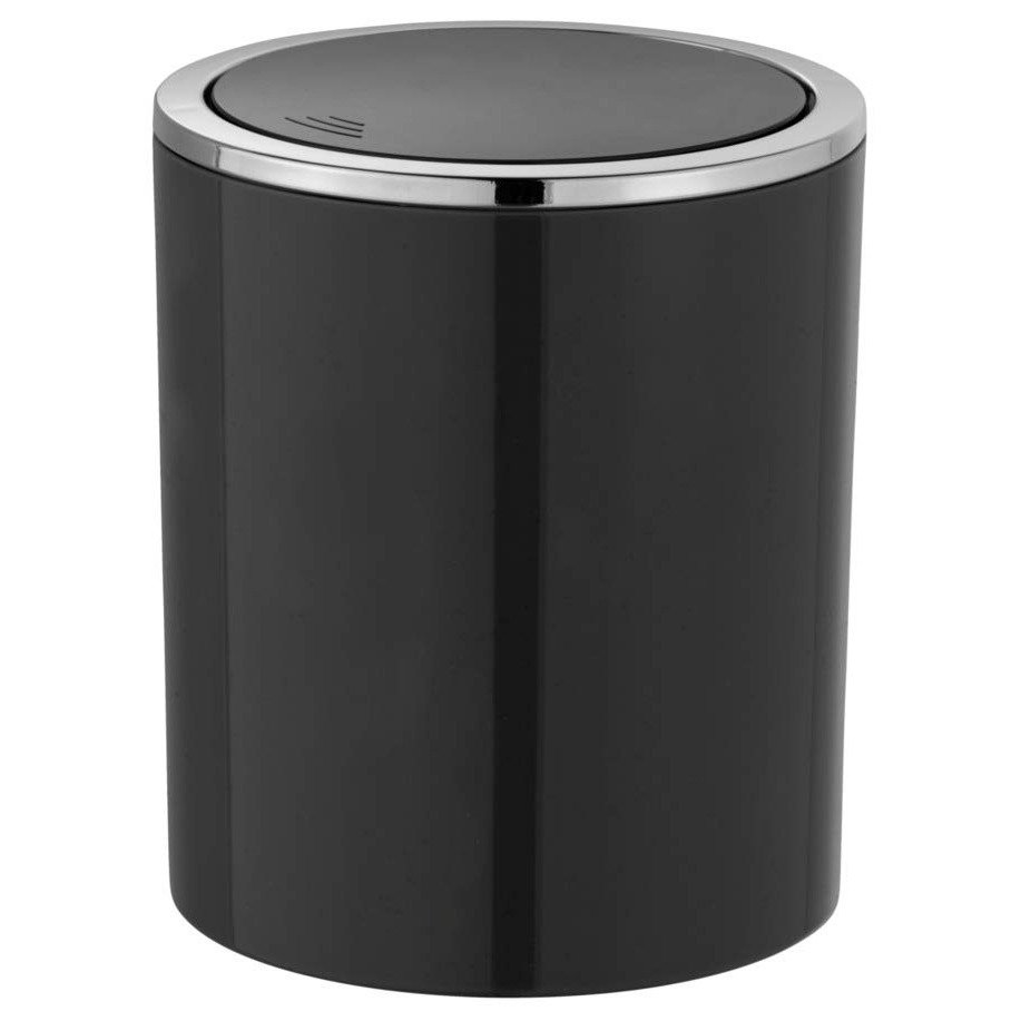 Wenko Koupelnový koš na odpadky SWING 2l, černý černá