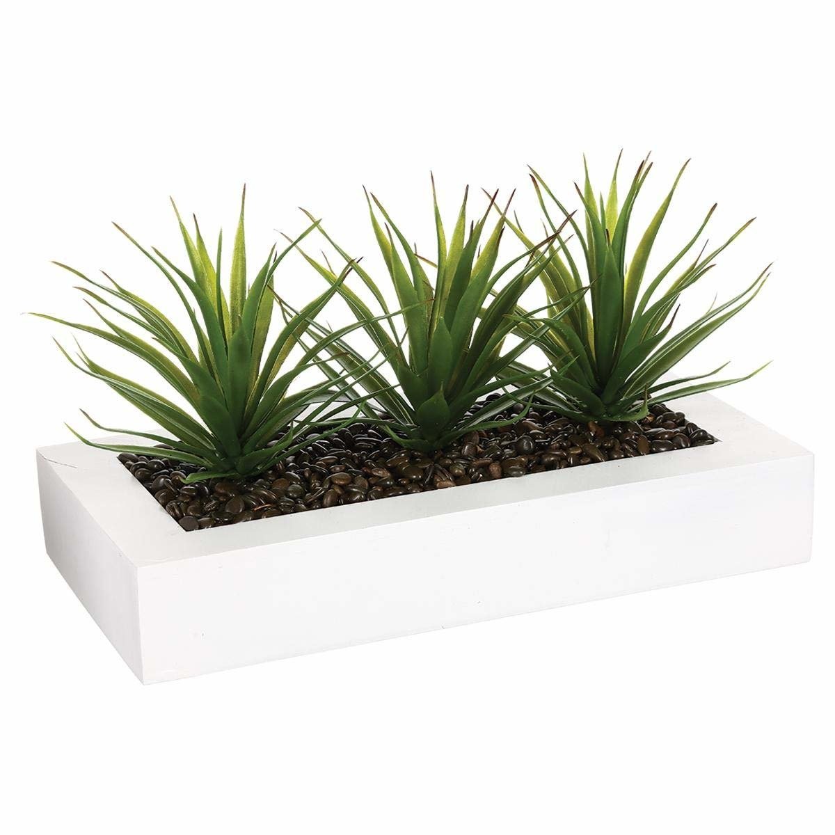 Atmosphera Umělá rostlina Aloe Vera v květináči, 31 x 16 x 17 cm zelená