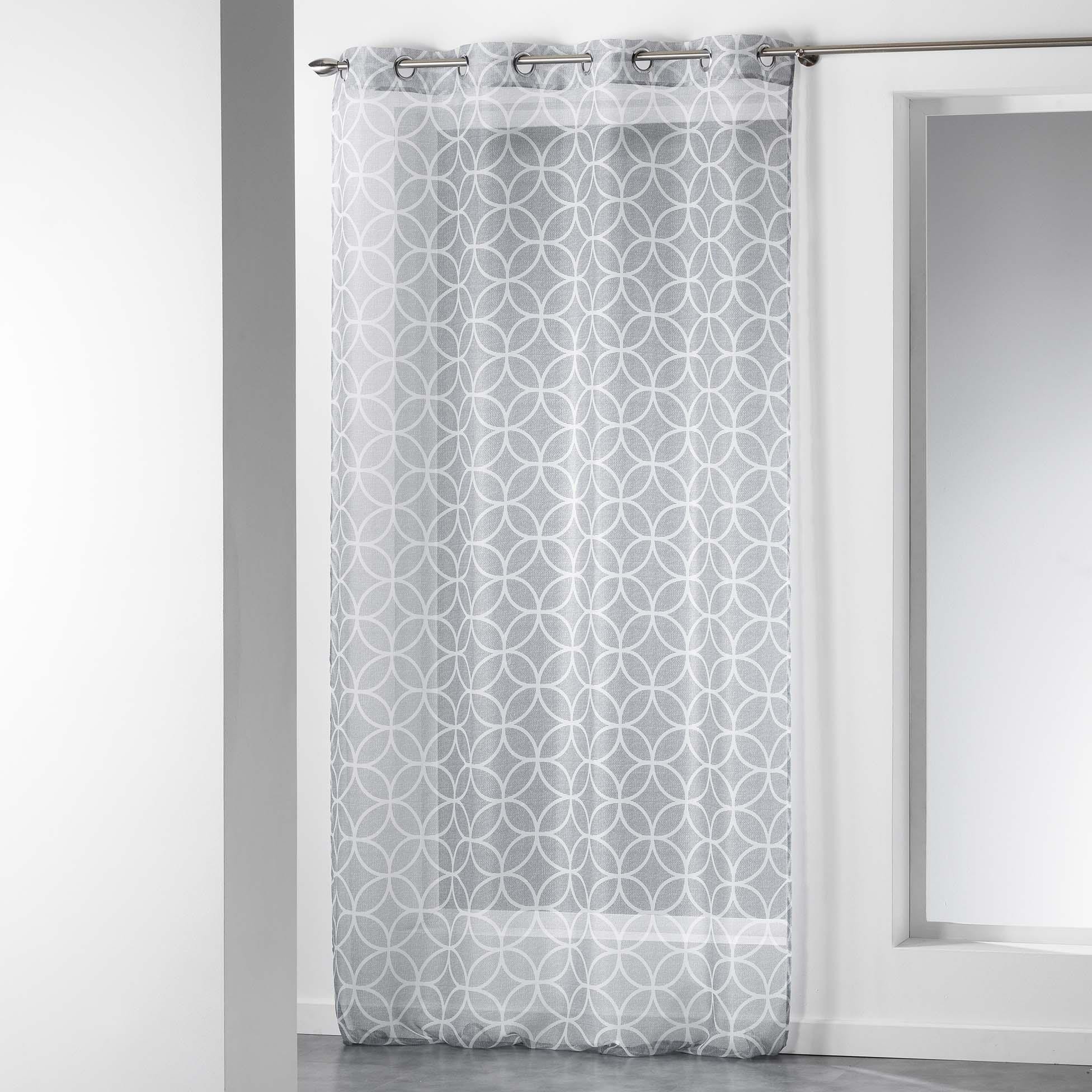 Douceur d'intérieur Šedé závěsy DARIO, 140 x 240 cm šedá